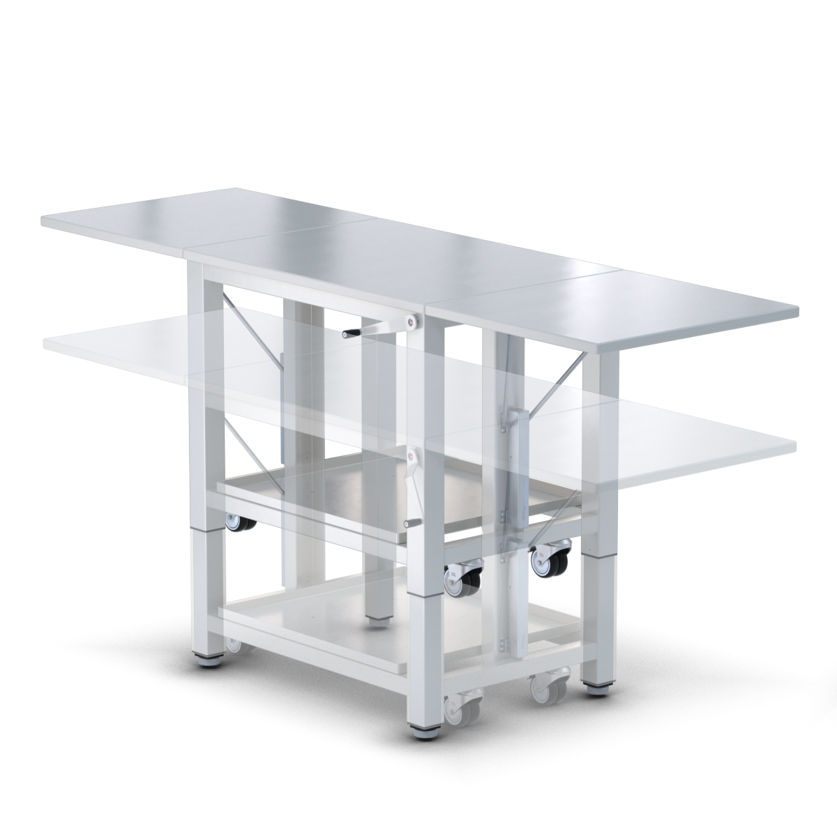 Werkbank seitliche Platten abklappbar – Bild 2