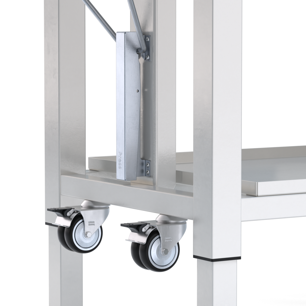 Werkbank seitliche Platten abklappbar – Bild 7